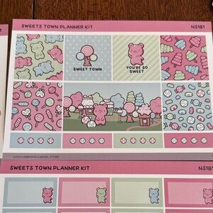 Sweet Town Planner Kit - Pink and Green